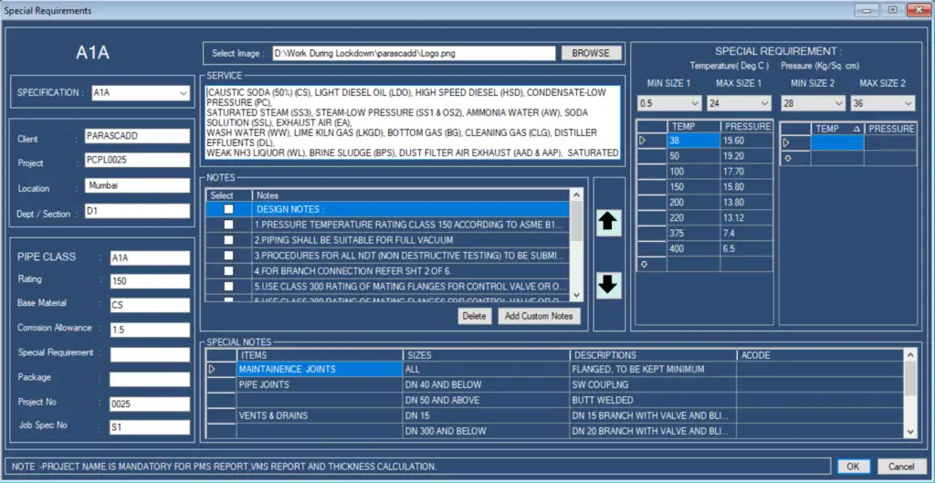 AUTOSPEC Reports