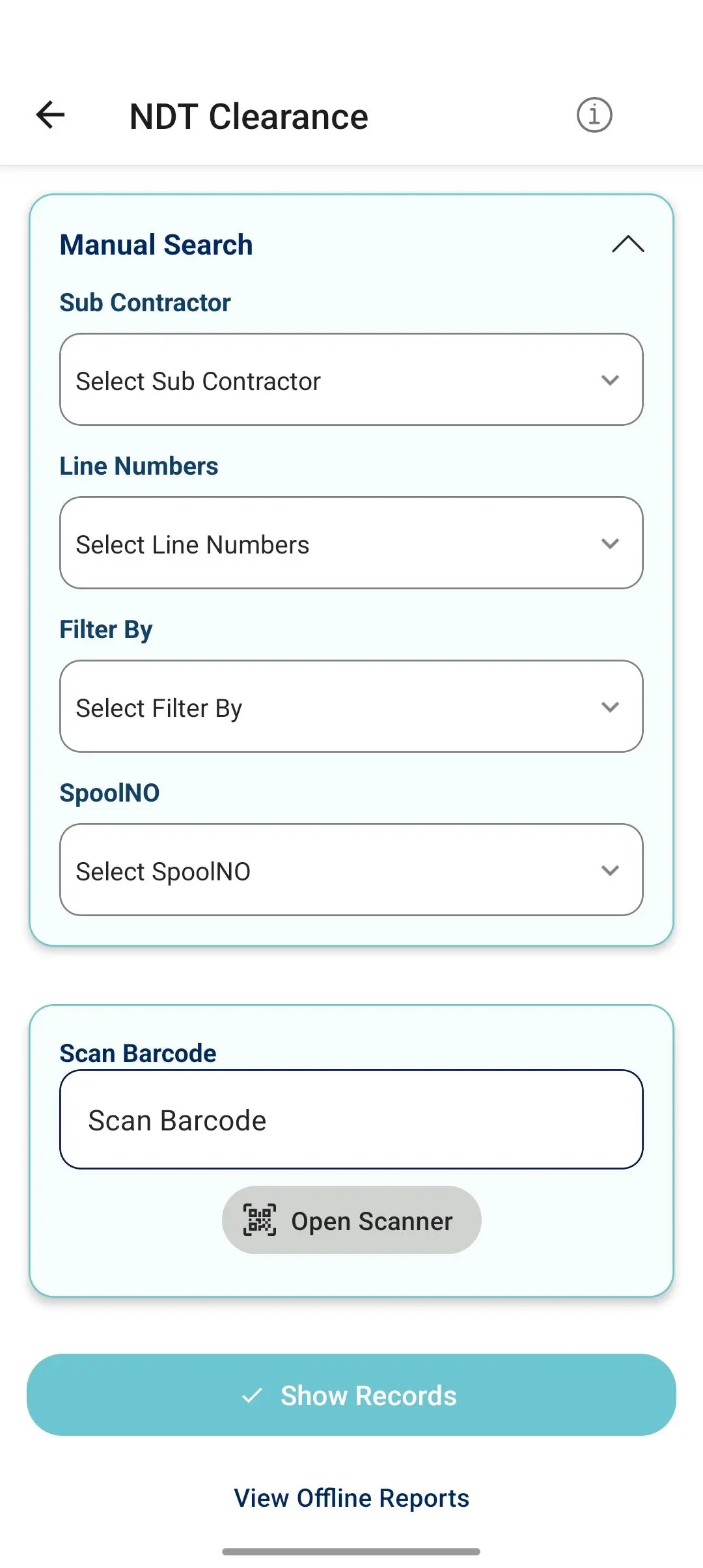 NDT Clearance